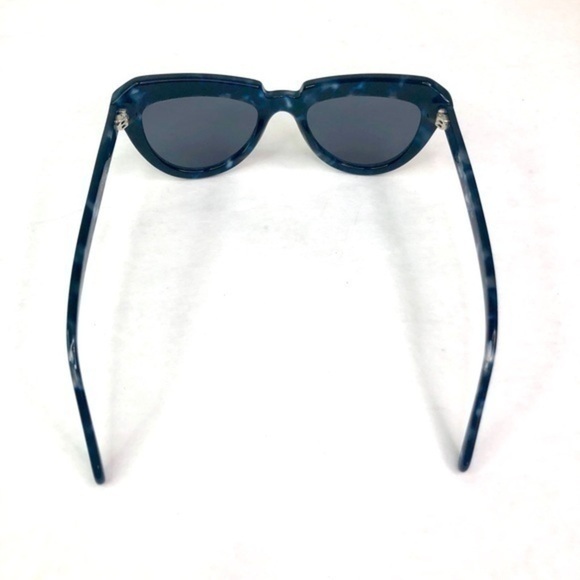 New KOMONO Sunglasses Stella Indigo Demi Navy Blue Tortoise Cat eye retro - Picture 7 of 9